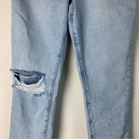 Good American womens blue Good Classic high rise distressed jeans 8/29 - Picture 7 of 8
